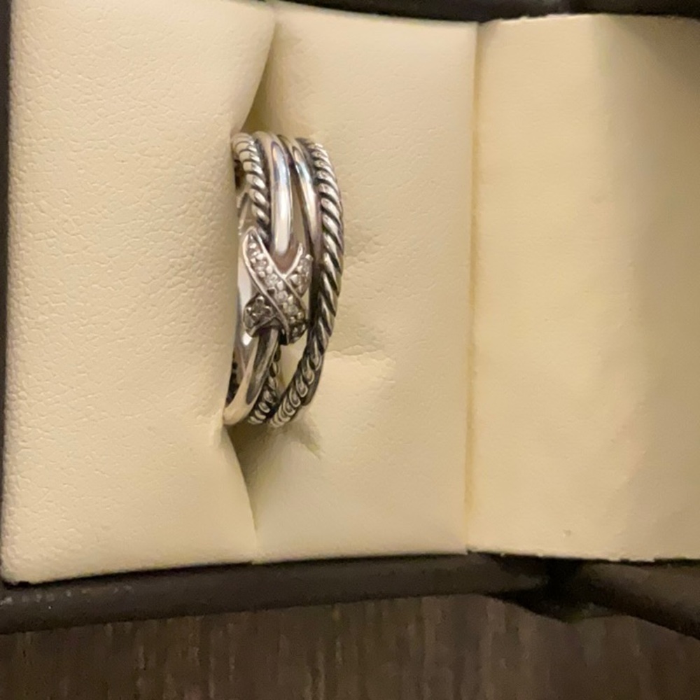 David Yurman crossover ring